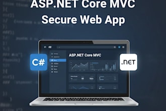 build a secure asp dotnet core mvc web application