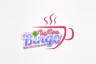 design amazing tea cafe coffee logo