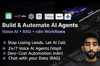 rag n8n mcp bedrock chatgpt amazon connect vapi ai agents chatbot