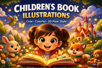 create 3d pixar style