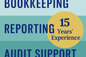 prepare monthly financial reports and bank reconciliations