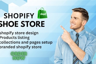 create shoe store as shopify store manager