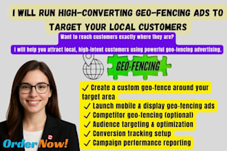 run high converting geo fencing ads to target your local customers local ads
