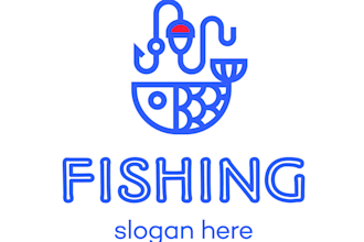 design modern minimalist line art logo design