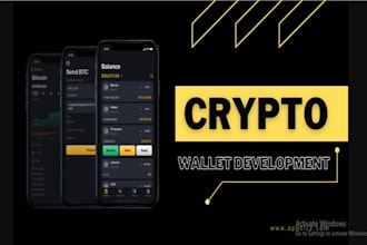 develop custom crypto wallet app crypto trading app crypto exchange website