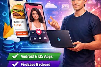 build flutterflow mobile app with firebase backend