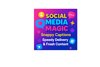write engaging social media captions in english