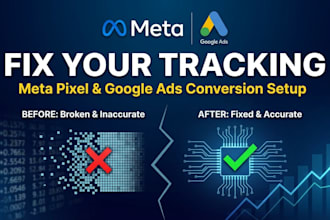 fix your meta and google ads conversion tracking