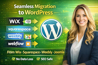 move migrate squarespace webflow godaddy to wordpress hosting domain migration