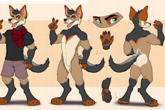 draw furry ref sheet fursona ref sheet anthro ref sheet references character