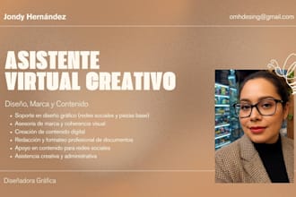 asistente virtual creativa para marca y contenido