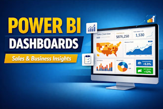 create professional sales dashboards and business reports
