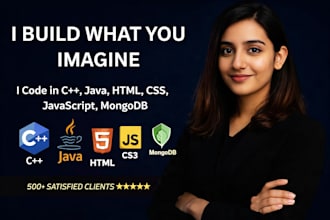 help you with cpp, java and web development projects professionally