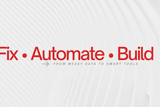 fix, automate and build custom excel sheets tools