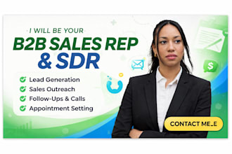 be sales rep high ticket sales closer b2b sales representative salesperson sdr