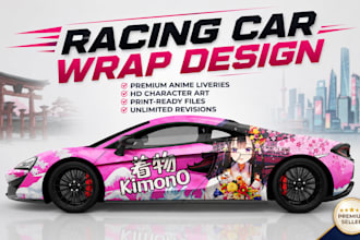 create high quality iracing car branding and livery design