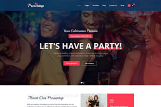build squarespace event planner website wedding party coordinator website