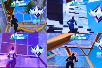 design a high CTR fortnite ranked thumbnail