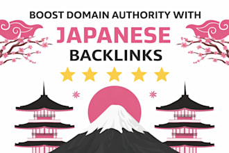 provide high quality japanese link building