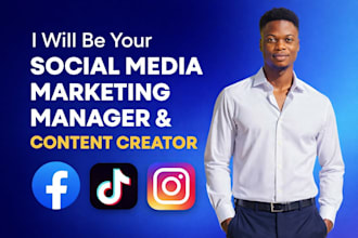 be your social media manager social media marketing social media post