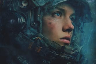 design stunning sci fi portrait art