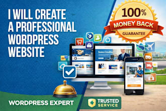 create a professional wordpress website for your business growth