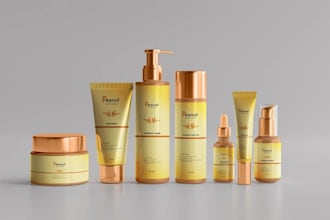 design cosmetic and skincare product labels and packaging
