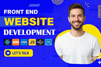 do website development as front end developer