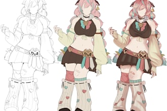 custom character and fanart illustrations