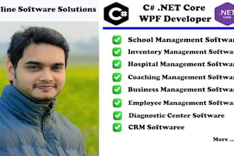 develop professional wpf desktop softwares using c sharp and mvvm