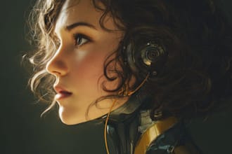 draw custom scifi portrait art