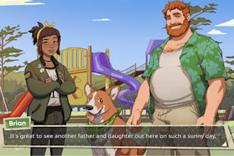integrate your script and dialogue into a playable visual novel game