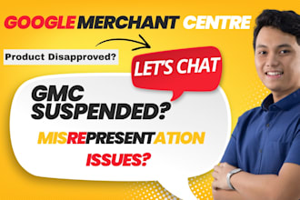 fix google merchant center suspension and disapproved products