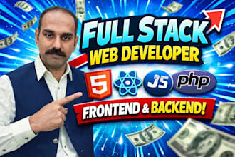 full stack web developer specializing in frontend and backend development