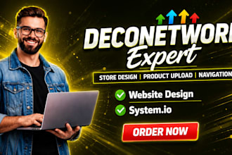 set up your deconetwork store print on demand ecommerce store for apparel shop