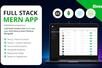build your full stack mern web app with nextjs, nodejs and mongodb