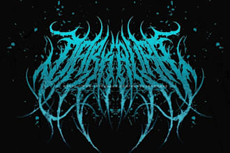 design a logo for your alternative rock, or pop punk band