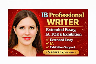 revise and polish your ib extended essay, ia, or exhibition