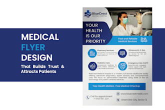 elevate your healthcare brand with a professional medical flyer
