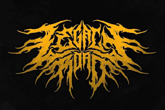 make your death metal, deathcore, slam logo for your project