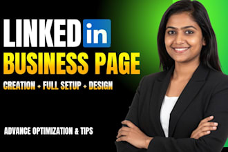 do linkedin business page creation, setup, and optimization