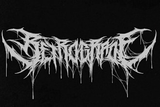 design black metal logo for your band