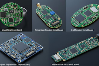 do smart ring, pendant, smart watch, smart glass pcb design  for wearable device