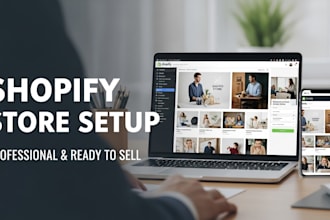 setup shopify dropshipping store, shopify store design, redesign shopfiy website