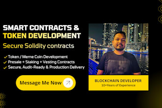build and deploy audit ready smart contracts using solidity