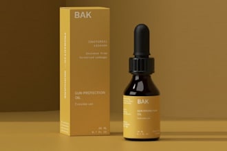 design premium box packaging and product box design with a 3d mockup