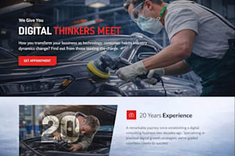 design a responsive car dealership website automotive cars rental website