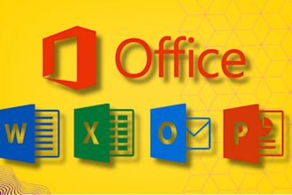 do any type of microsoft office work professionally