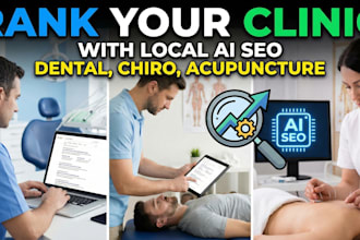 rank your dental, chiropractic or chiropractic clinic with local ai SEO