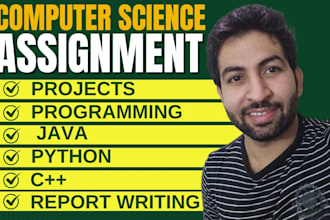 computer science assigned, report writing, java, cpp, python programming project